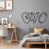 Example of wall stickers: Emy Graffiti Rugby (Thumb)